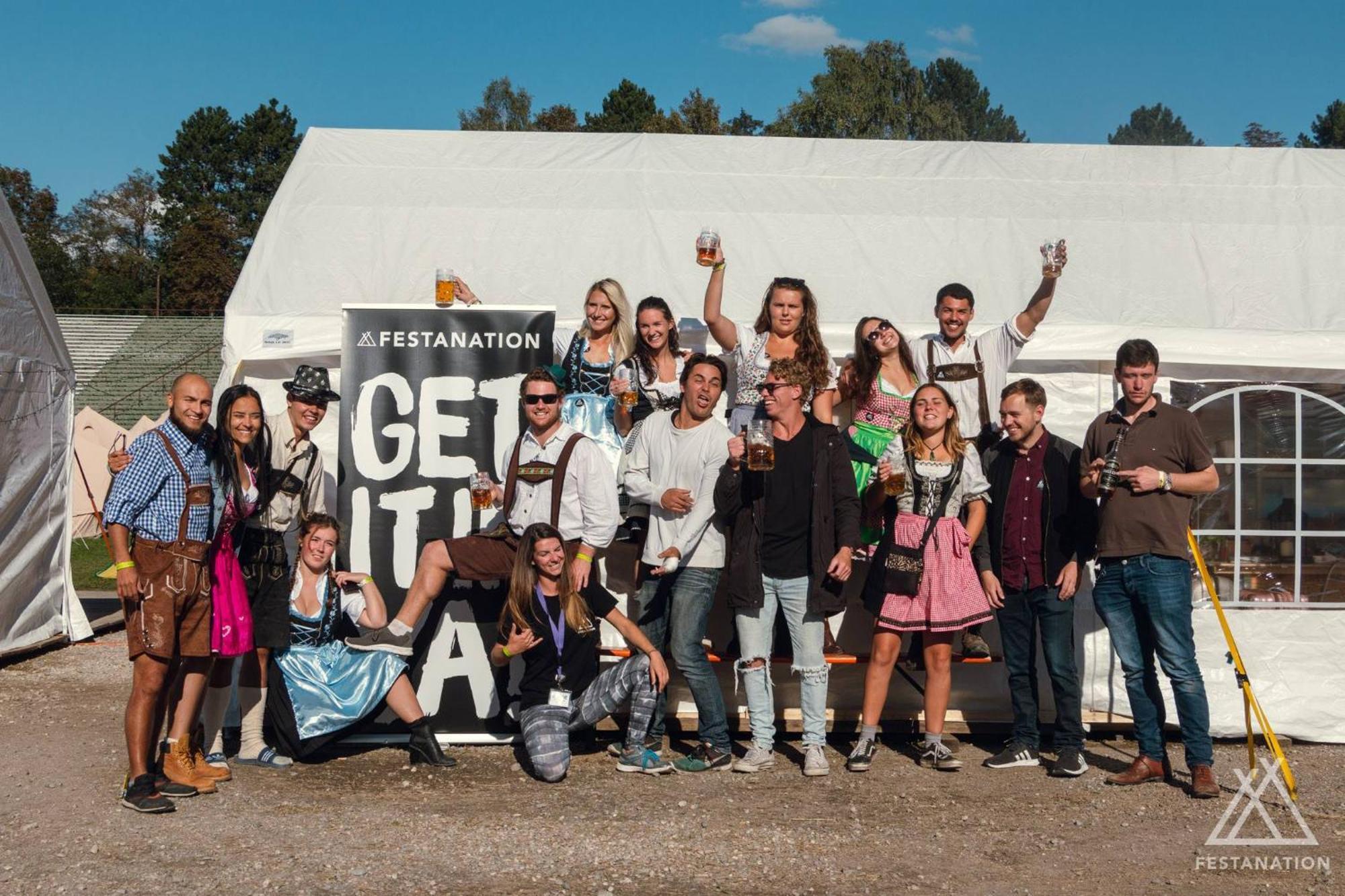 ホテル Festanation Oktoberfest Camp #2 ミュンヘン エクステリア 写真